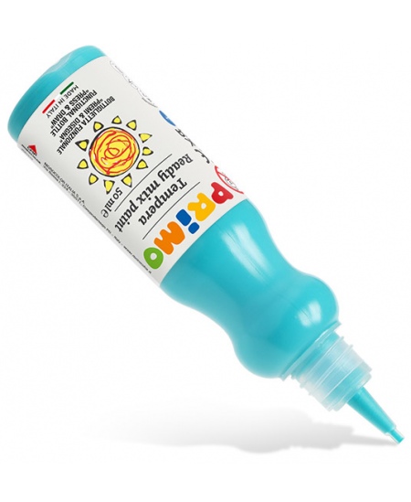 Guaša ergonomiskā pudelītē PRIMO, tirkīza krāsā, 50 ml