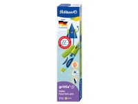 Spalvas pildspalva PELIKAN Griffix-4, kreiļiem, zaļa