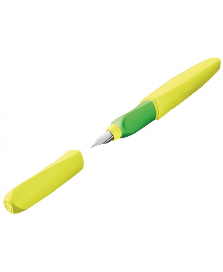 Tintes pildspalva PELIKAN Twist, Neon Yellow