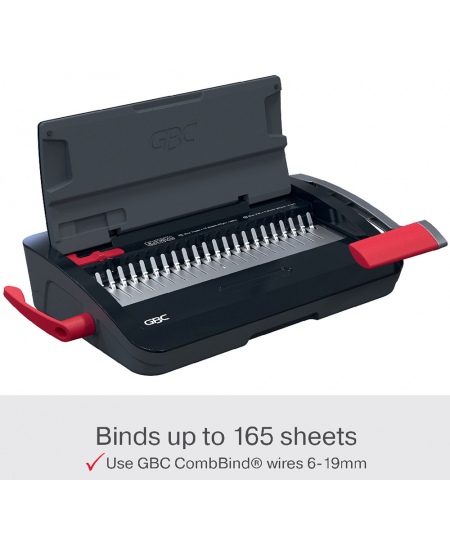 Iesiešanas iekārta ar plastmasas spirālēm GBC CombBind CB12