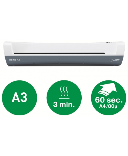 Laminēšanas aparāts Leitz iLAM Home A3, baltā krāsā