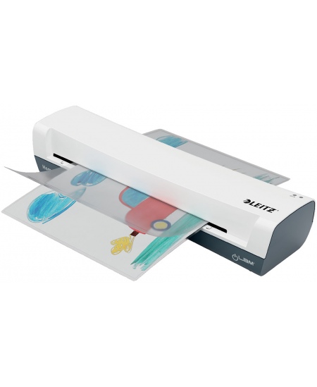 Laminēšanas aparāts Leitz iLAM Home A3, baltā krāsā