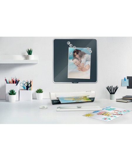 Laminēšanas komplekts Leitz Home Set 4 in 1, A4, baltā krāsā