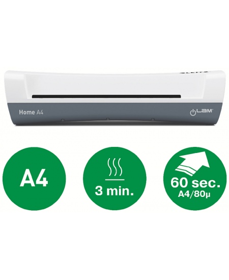Laminēšanas komplekts Leitz Home Set 4 in 1, A4, baltā krāsā