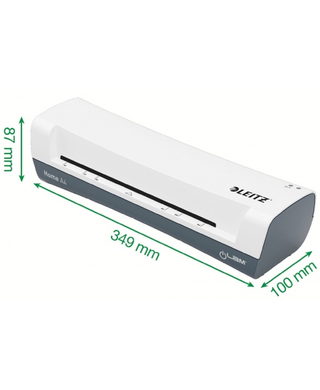 Laminēšanas komplekts Leitz Home Set 4 in 1, A4, baltā krāsā