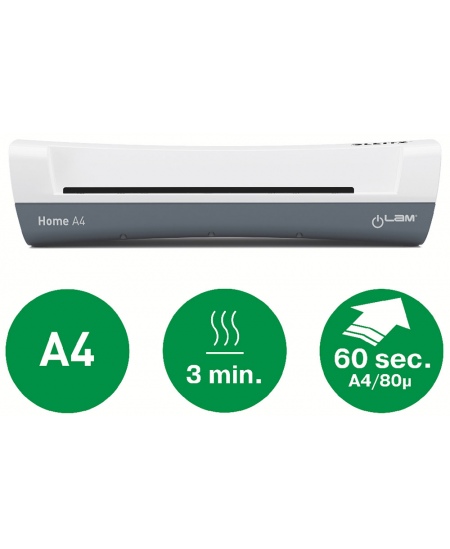 Laminēšanas aparāts Home A4, baltā krāsā
