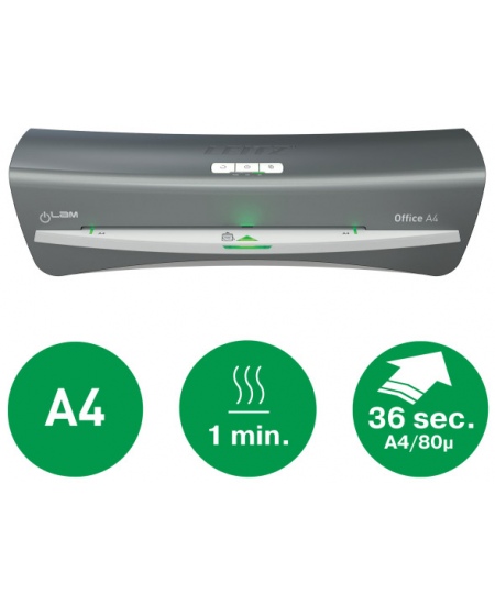 Laminēšanas aparāts LEITZ Office A4, sudraba krāsā