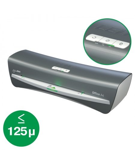 Laminēšanas aparāts LEITZ Office A4, sudraba krāsā