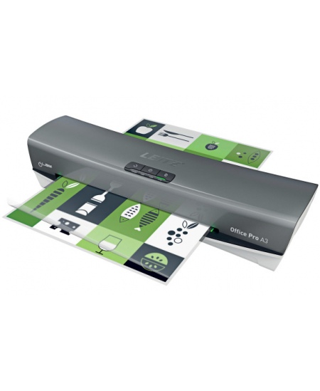 Laminēšanas aparāts LEITZ OfficePro A3, sudraba krāsā