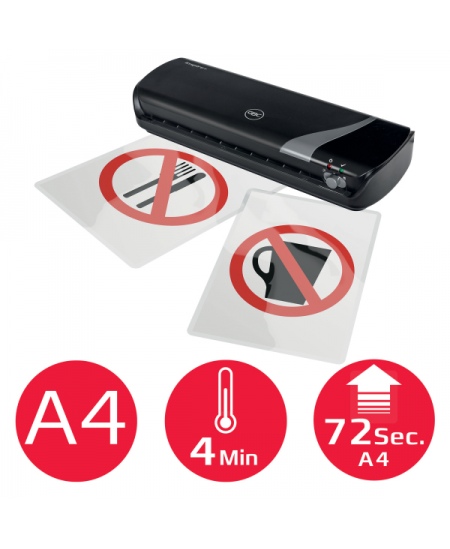 Laminēšanas aparāts GBC Inspire+, A4, melns