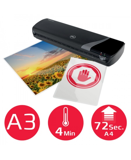 Laminēšanas aparāts GBC Inspire+, A3, melns