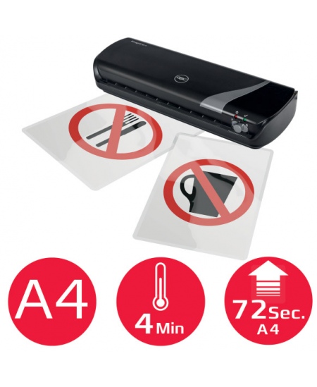 Laminēšanas aparāts GBC Inspire+ Craft, A4, melns