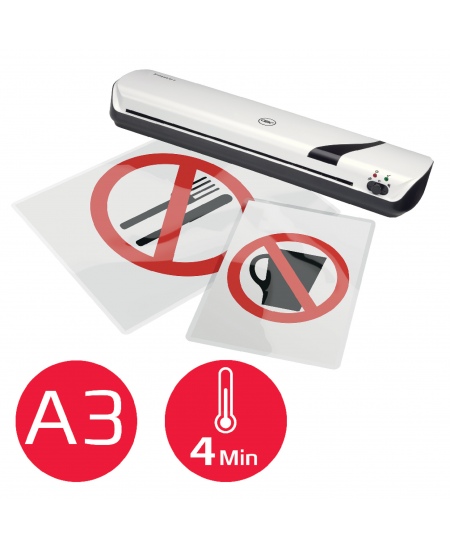 Laminēšanas aparāts GBC Inspire+, A3, balts