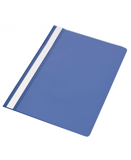 Mape ar stiprinājumu, A4, tumši zila