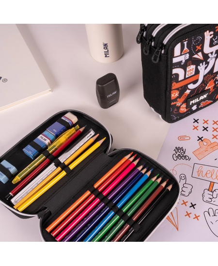 Penālis MILAN Fingers, divu nodalījumu, pildīts