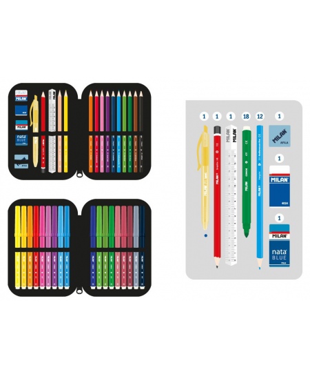 Penālis MILAN Fingers, divu nodalījumu, pildīts