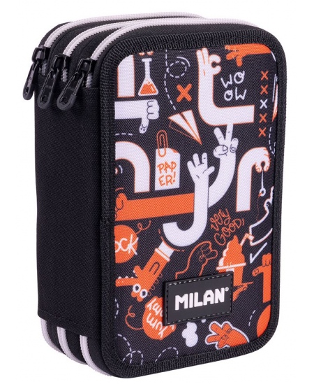 Penālis MILAN Fingers, trīs nodalījumu, pildīts