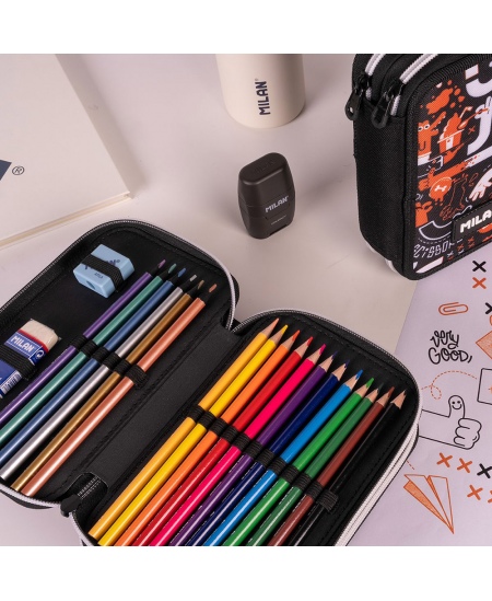 Penālis MILAN Fingers, trīs nodalījumu, pildīts