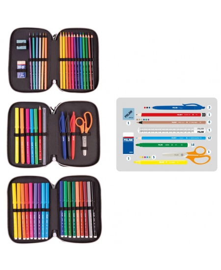 Penālis MILAN Aliens, trīs nodalījumu, pildīts