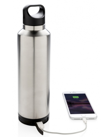 Vakuuma pudele (termoss) ar enerģijas banku (LCD displeju), 500 ml