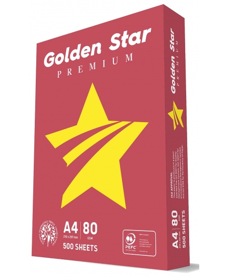 Papīrs GOLDEN STAR Premium, A4, 500 lapas
