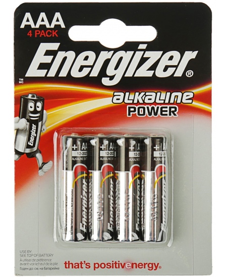 Baterija ENERGIZER LR03 (AAA), 4 gab.