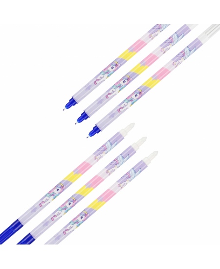Tintes dzēšamais rakstāmpildspalva STARPAK Unicorn, divpusēja