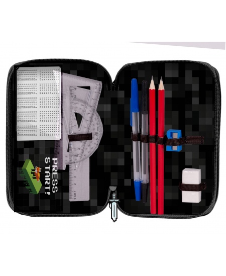 Penālis PASO Minecraft, trīs nodalījumu, pildīts