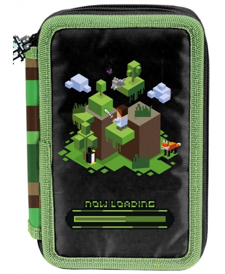 Penālis PASO Minecraft, trīs nodalījumu, pildīts