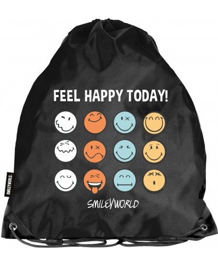 Sporta maisiņš PASO Smiley Feel Happy Today