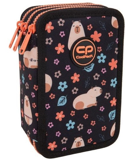 Penālis COOLPACK Capybara, trīs nodalījumu, pildīts