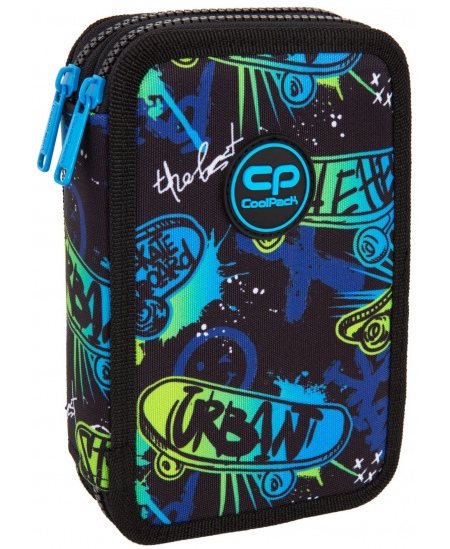 Penālis COOLPACK Skate Night, divu nodalījumu, pildīts