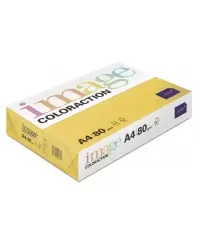 Krāsainais papīrs IMAGE COLORACTION Hawaii, 80g/m2, A4, 500 lapas, saules dzeltens (Sun Yellow)