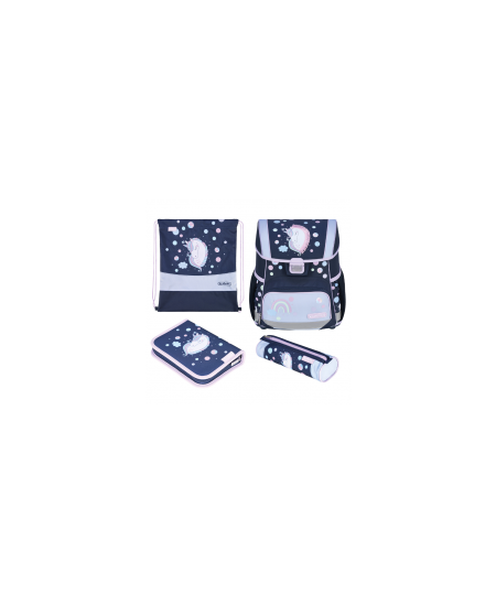 Mugursoma ar piederumiem HERLITZ Loop Plus Unicorn Dreams