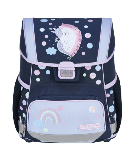 Mugursoma ar piederumiem HERLITZ Loop Plus Unicorn Dreams