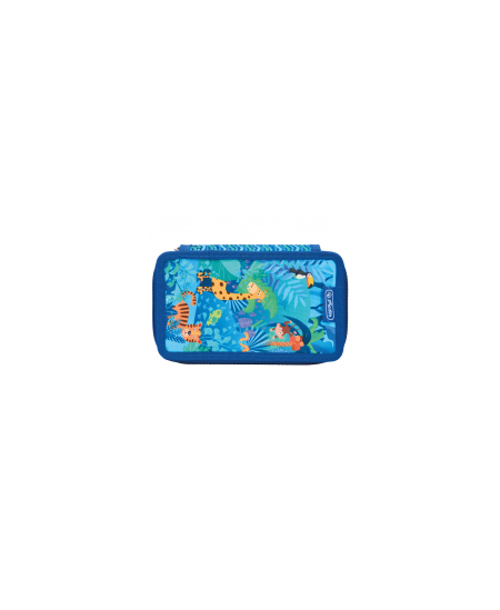 Penālis HERLITZ Jungle Safari, trīs nodalījumu, pildīts