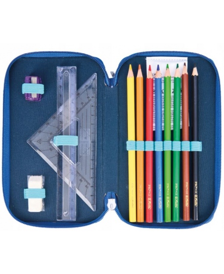 Penālis HERLITZ Jungle Safari, trīs nodalījumu, pildīts