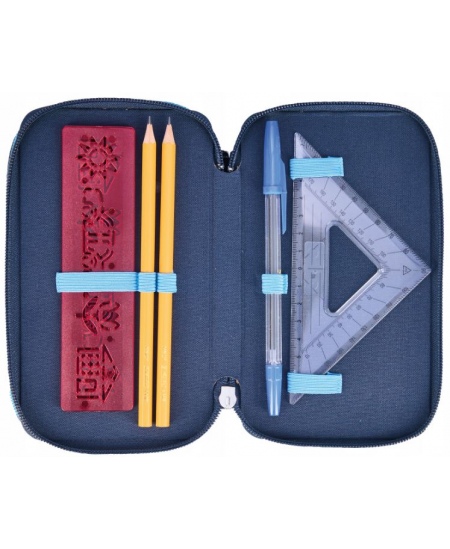 Penālis HERLITZ Jungle Safari, trīs nodalījumu, pildīts