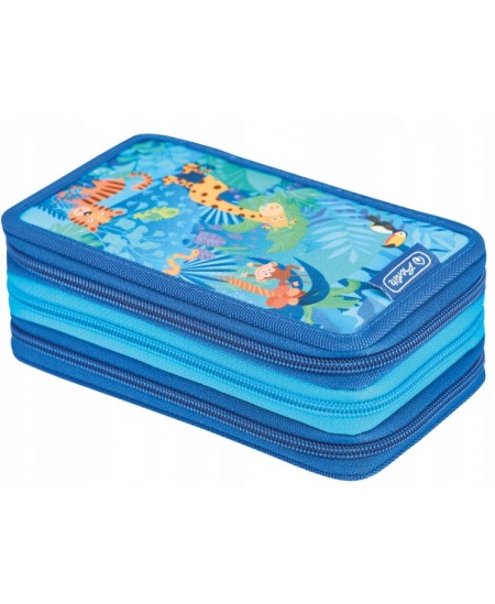 Penālis HERLITZ Jungle Safari, trīs nodalījumu, pildīts