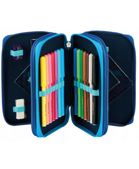 Penālis HERLITZ Jungle Safari, trīs nodalījumu, pildīts