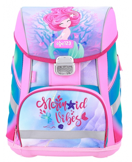 Mugursoma ar piederumiem ABC123 Mermaid, 4 daļu komplekts