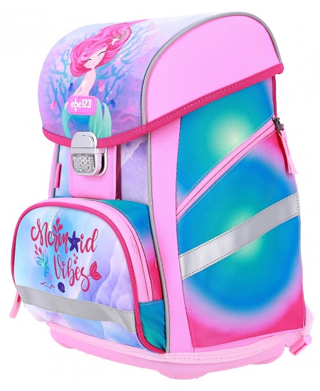 Mugursoma ar piederumiem ABC123 Mermaid, 4 daļu komplekts