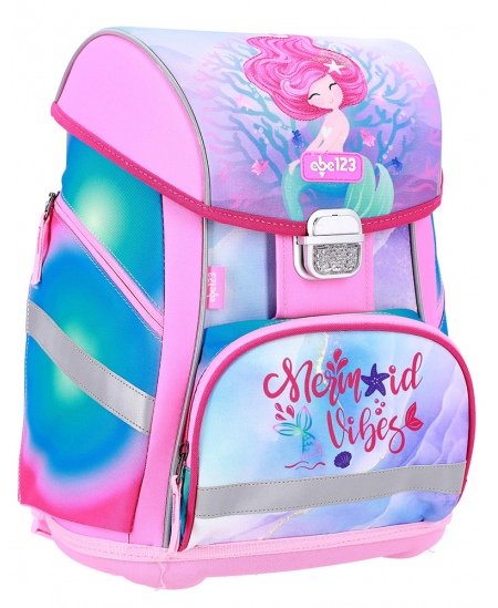 Mugursoma ar piederumiem ABC123 Mermaid, 4 daļu komplekts