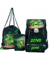 Mugursoma ar piederumiem ABC123 Dino, 4 daļu komplekts