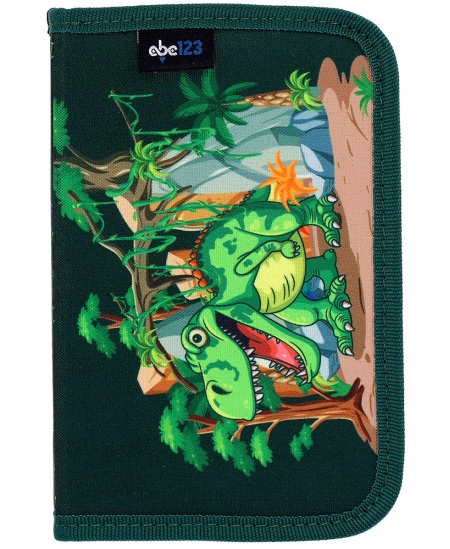 Mugursoma ar piederumiem ABC123 Dino, 4 daļu komplekts