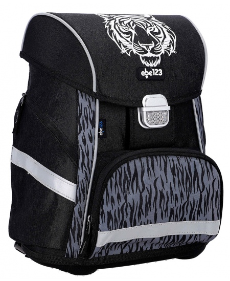 Mugursoma ar piederumiem ABC123 Tiger, 4 daļu komplekts