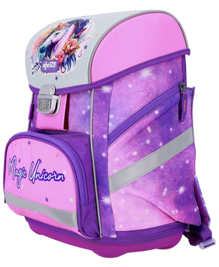 Mugursoma ar piederumiem ABC123 Unicorn, 4 daļu komplekts