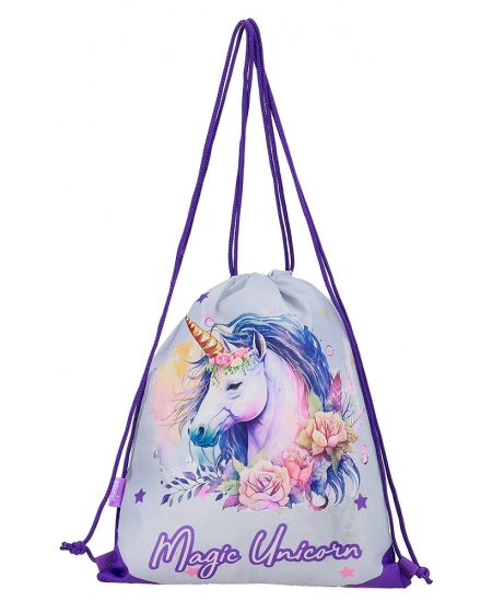 Mugursoma ar piederumiem ABC123 Unicorn, 4 daļu komplekts