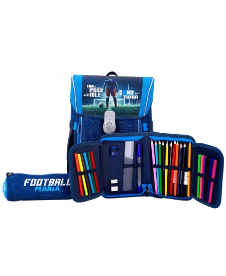 Mugursoma ar piederumiem ABC123 Football, Flexi, 4 daļu komplekts