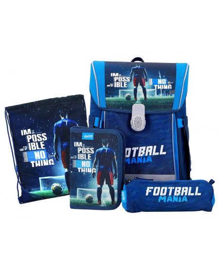 Mugursoma ar piederumiem ABC123 Football, Flexi, 4 daļu komplekts